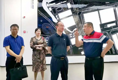 辽宁法库经开区考察团莅临PA视讯平台参观